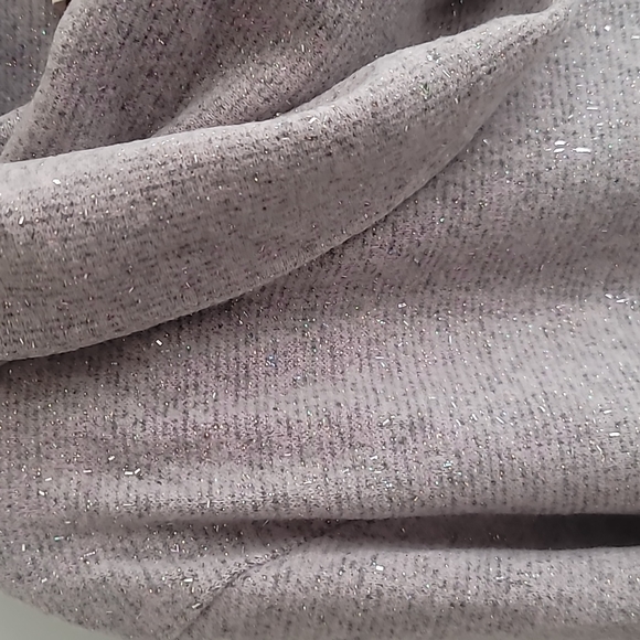 NWOT 143 STORY Brushed Fleece and Glitter Cowl Neck size Large - Picture 4 of 12